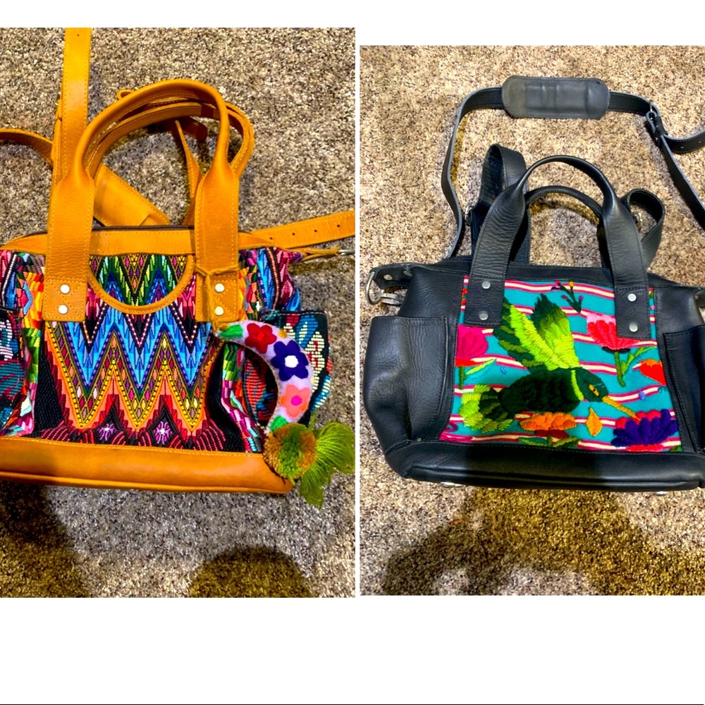 Bundle of 2 Huipil CDB with all straps and pom